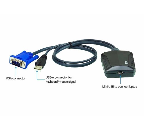KVM переключатель Aten CV211CP / CV211CP-AT