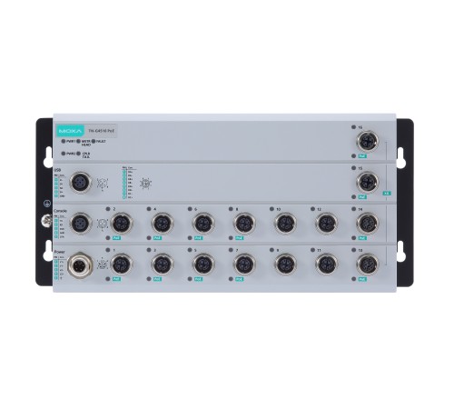 Коммутатор Moxa TN-G4516-8GPoE-2XGPoE-2XGTXBP-WV-CT-T