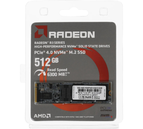Накопитель SSD 512Gb AMD R3 Series R3MP40512G8