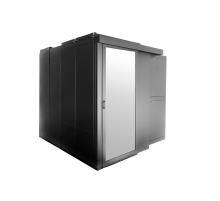 Дверь однорядного коридора поликарбонат сдвижная 48U для шкафов серии ШТК-СП-48.x.x ЦМО ЦОД-СП-Д1-48-9005 33338130702