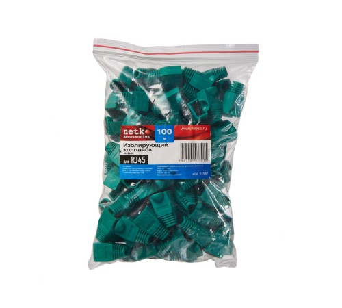 Изолирующий колпачок Netko NPB-RJ45-grn (51587)