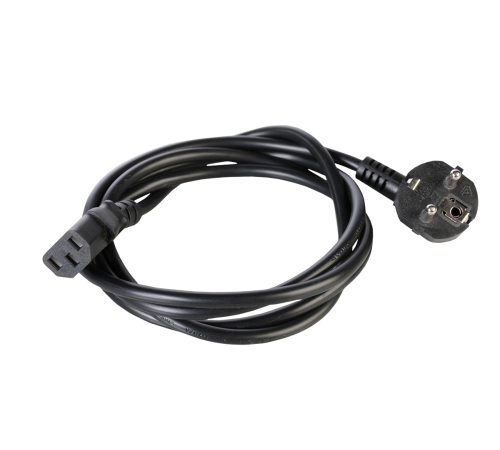 Шнур питания с заземлением IEC 60320 C13/Schuko 10 А / 250 В (3x1 0) длина 1 8 м Rem R-10-CORD-C13-S-1.8 99900000003
