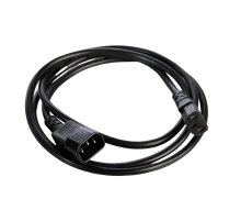 Шнур питания с заземлением IEC 60320 C13/IEC C14 10 А / 250 В (3x1 0) длина 1 8 м Rem R-10-CORD-C13-C14-1.8 99900000006