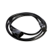 Шнур питания с заземлением IEC 60320 C13/IEC C14 10 А / 250 В (3x1 0) длина 1 8 м Rem R-10-CORD-C13-C14-1.8 99900000006