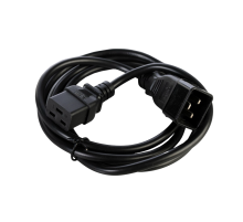Шнур питания с заземлением IEC 60320 C19/IEC C20 16 А / 250 В (3x1 5) длина 1 8 м Rem R-16-CORD-C19-C20-1.8 99900000008