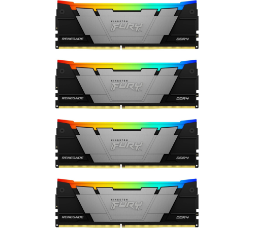 Оперативная память 32Gb DDR4 3600MHz Kingston Fury Renegade RGB KF436C16RB2AK4/32 Оперативная память 32Gb DDR4 3600MHz Kingston Fury Renegade RGB KF436C16RB2AK4/32