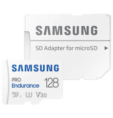 Карта памяти 128Gb MicroSD Samsung PRO Endurance + SD адаптер MB-MJ128KA