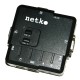 KVM Переключатель Netko настольный 2 порта USB+аудио в комплекте: кабеля 1.8м (NLVVUA18) черный NCS-21UA (54954)