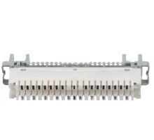 Плинт LSA Profil размыкаемый ABS 10 пар медные контакты универсальный нумерация (1-0) бело-серый Netko Optima 1006A (num 1-0) (52874)