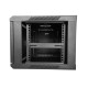 Шкаф настенный 6U серия WMA (Wall Maestro) (600х600х370) разборный передняя стеклянная дверь черный Netko А N.WMA.6606GWD.65154.BK (65154)