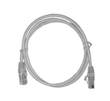 Патч-корд UTP4 cat.5е 1.0м CCA LSZH серый литой коннектор Netko Optima N.CCA.UTP.5e-1.0m-2-lszh (67567)