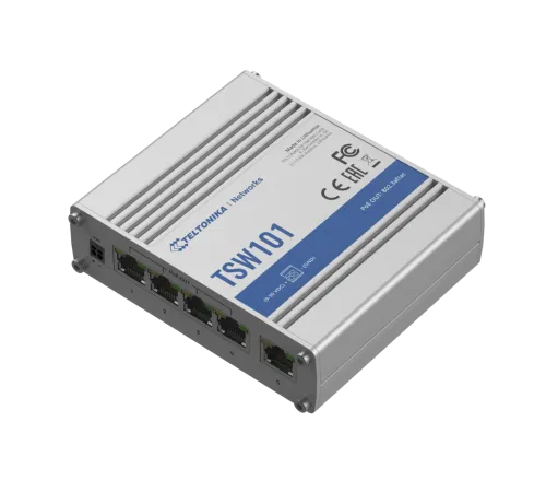 Промышленный PoE коммутатор TSW101 Teltonika TSW101000000