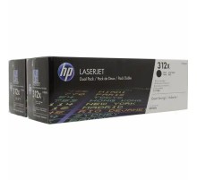 Лазерный картридж HP 312X увеличенной емкости упаковка 2 шт. черный CF380XD