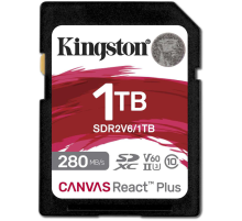 Карта памяти 1Tb SD Kingston Canvas React Plus SDR2V6/1TB