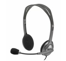 Гарнитура Logitech H110 Headset (20-20000Hz, mic, 2x3.5mm jack, 1.8m) (981-000271) (id 2639)