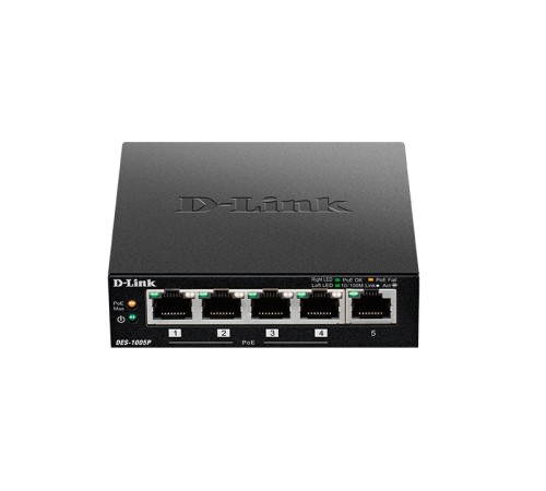 Коммутатор D-Link DES-1005P DES-1005P/B1A