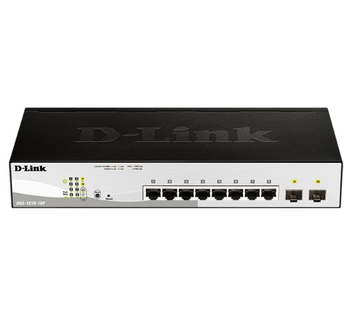 Коммутатор D-Link DGS-1210-10P DGS-1210-10P/F3A