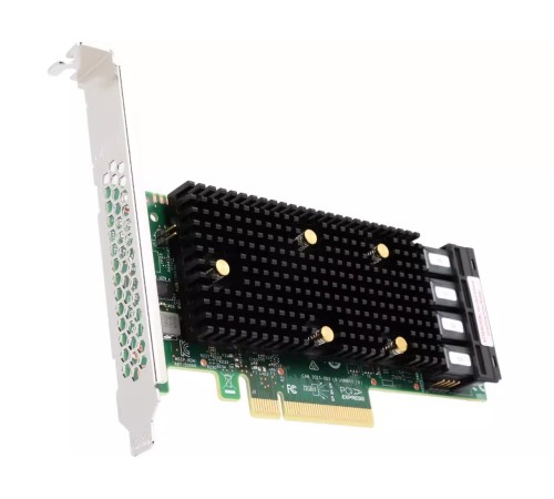 HBA-адаптер Broadcom 9400-16i SGL (05-50008-00 / 05-50008-00012) PCIe 3.1 x8 LP, Tri-Mode SAS/SATA/NVMe 12G HBA, 16port(4*int SFF8643), 3416 IOC (id 26179) HBA-адаптер Broadcom 9400-16i SGL (05-50008-00 / 05-50008-00012) PCIe 3.1 x8 LP, Tri-Mode SAS/SATA/NVMe 12G HBA, 16port(4*int SFF8643), 3416 IOC (id 26179)