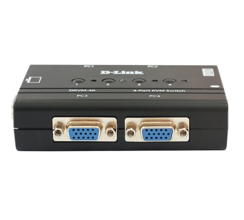 Переключатель KVM D-Link DKVM-4K DKVM-4K/B3A Переключатель KVM D-Link DKVM-4K DKVM-4K/B3A