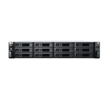 Система хранения данных Synology 2U/12bay QC 3,6GhzCPU/8Gb(32)/RAID0,1,10,5,6/upto 24HDD (1xRX1223RP)/2xUSB/2xGbE+1x10Gb(+1Expslot)/iSCSI/2xIPcam/2xPS/norail repl RS2421RP+ (id 29309)