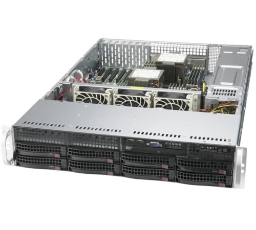 Шасси серверное Supermicro SuperServer 2U 620P-TRT noCPU(2)3rd GenScalable/TDP 270W/no DIMM(16)/ SATARAID HDD(8)LFF/6xLP,M2/2x10GbE/2x1200W(NO SNK) (id 31339)