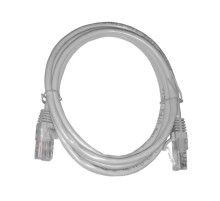 Патч-корд UTP4 cat.5е 1.5м CCA LSZH серый литой коннектор Netko Optima N.CCA.UTP.5e-1.5m-2-lszh (67568)