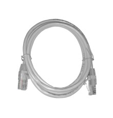 Патч-корд UTP4 cat.5е 1.5м CCA LSZH серый литой коннектор Netko Optima N.CCA.UTP.5e-1.5m-2-lszh (67568)