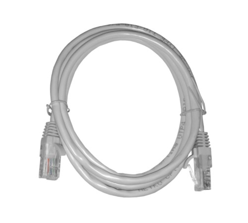Патч-корд UTP4 cat.5е 1.5м CCA LSZH серый литой коннектор Netko Optima N.CCA.UTP.5e-1.5m-2-lszh (67568)