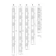 Вертикальный кабельный органайзер для PDU высотой 42U SNR SNR-VR-ORG-PDU-42