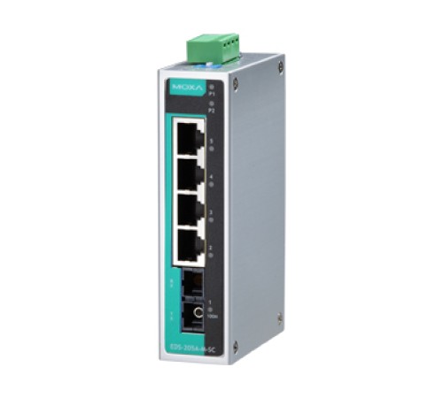 Коммутатор Moxa EDS-205A-S-SC