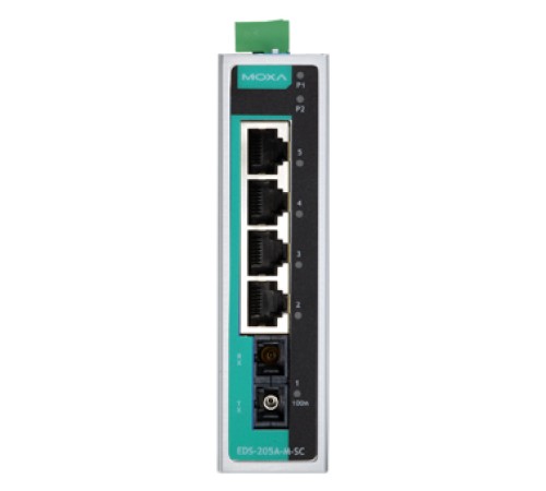 Коммутатор Moxa EDS-205A-S-SC