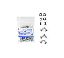 Комплект монтажный № 2 (винт шайба гайка с защелкой) упаковка 25 шт. ЦМО КМ-2-25 14050900201