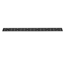 Вертикальный кабельный органайзер для шкафов Elbox EMS-VKO-2000-9005