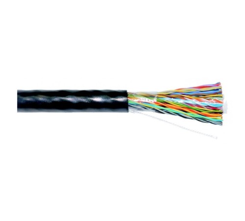 Кабель Lancable UTP25 cat.5 500м 0,45мм наружный черный LC MPC-5274.05.1H (53937)