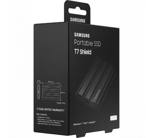 SSD диск Samsung T7 Shield 2Tb MU-PE2T0S/WW