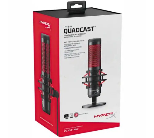 Микрофон проводной HP QuadCast 4P5P6AA