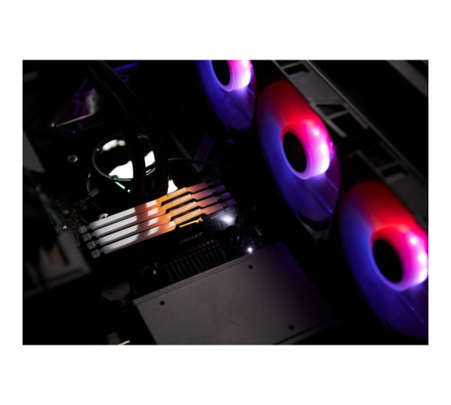 Оперативная память 64Gb DDR5 5200MHz Kingston Fury Beast Black RGB KF552C40BBAK4-64