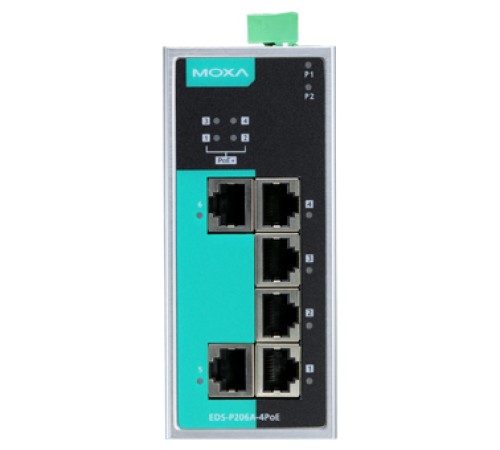 Коммутатор Moxa EDS-P206A-4PoE-T