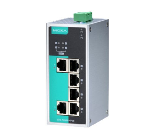 Коммутатор Moxa EDS-P206A-4PoE-T