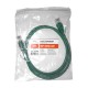 Патч-корд UTP4 cat 5e 1,0м ВС LSZH зеленый литой коннектор Netko Optima N.BC.UTP.5e-1.0m-7-lszh (67598)