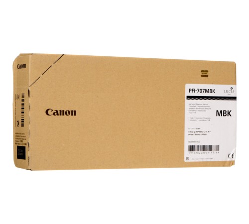Струйный картридж Canon PFI-707 матовый черный 9820B001