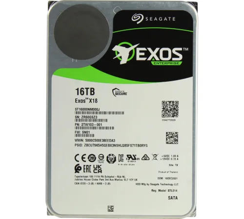 Жесткий диск Seagate Exos X18 ST16000NM000J