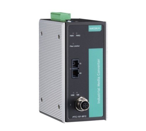 Конвертер Moxa PTC-101-M12-S-SC-LV-CT-T