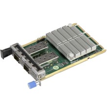 Контроллер Supermicro AOC-A25G-m2SM AIOM 2-port 25GbE SFP28,Mellanox CX-6 LX (id 32410)