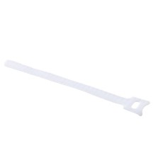 Стяжка-липучка многоразовая 200*12 /10 шт (белая) Netko Optima 12 x 200 white (54751)