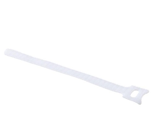 Стяжка-липучка многоразовая 200*12 /10 шт (белая) Netko Optima 12 x 200 white (54751)