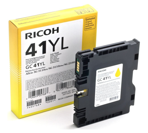 Картридж Ricoh GC 41YL Yellow 405768