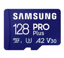 Карта памяти 128Gb MicroSD Samsung PRO Plus + SD адаптер MB-MD128SA