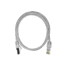 Патч-корд FTP4 cat.5е 1.0м BC LSZH серый литой коннектор Netko Optima N.BC.FTP.5e-1.0m-2-lszh (67575)