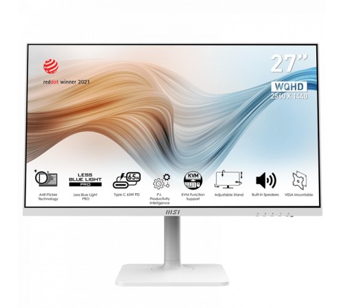 Монитор MSI 27 Modern MD272QXPW 9S6-3PB19H-225